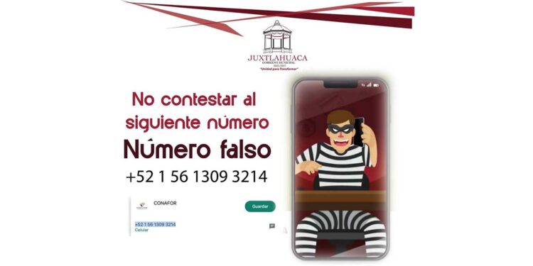 Se hizo un llamado a las personas quienes contesten por error estos números para que guarden la calma.