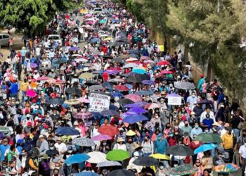 Movilización de la Sección 22 este jueves