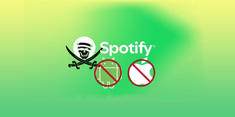 Spotify cerró aplicaciones piratas