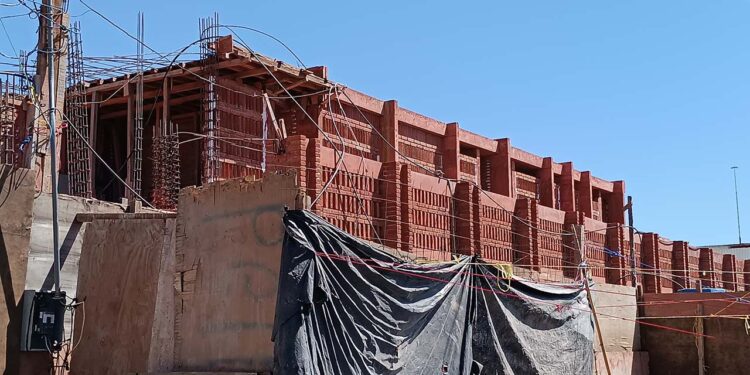 Foto: Lisbeth Mejía Reyes // Tras numerosos retrasos, la obra continúa inconclusa con 90 por ciento de avance alcanzado.