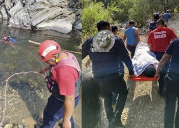 ¡Tragedia en Yahuiche! Rescatan cadáver de menor ahogado en río de la Sierra de Juárez