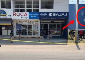 “El crimen organizado cobra piso en Juchitán”: Balean sucursal tras amenazas