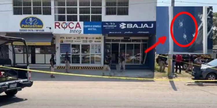 “El crimen organizado cobra piso en Juchitán”: Balean sucursal tras amenazas