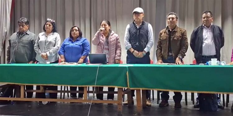 La dirigencia de la CNTE, encabezada por Yenni Araceli Pérez, de la Sección 22, anunció que el 15 de mayo inicial el plantón indefinido en la ciudad de México.