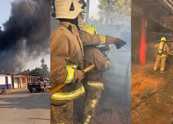 VIDEOS | ¡Fuerte incendio en Tlalixtac de Cabrera desata pánico!
