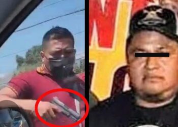 VIDEOS | ¡Aterradoras agresiones de transportistas en Oaxaca! Taxista amenaza con pistola y un mototaxista persigue a motociclista