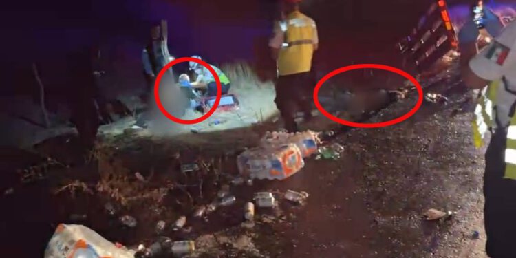 Fatal accidente cobra la vida de comerciante en la carretera Juchitán-Tehuantepec