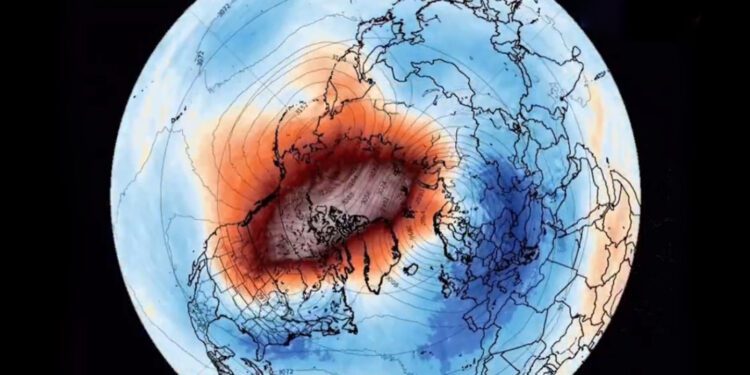 Colapso del Vórtice Polar provoca nueva ola invernal en América del Norte; temperaturas extremas y lluvias en México