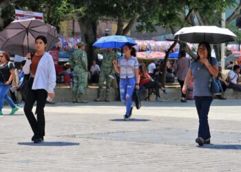 Foto: Adrián Gaytán // El SMN informó que las temperaturas máximas de 40 grados y más persistirán en varios estados de la República, incluyendo Oaxaca.