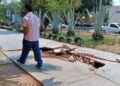 Fotos: Lisbeth Mejía Reyes // En 2021, el Andador del Sol sufrió daños y en 2022 se realizaron reparaciones como parte de la obra pública de ambos ejercicios.