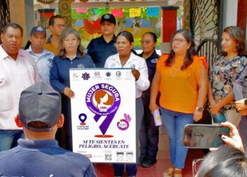 Huajuapan es el municipio en que más espacios de “Punto Mujer Segura” se han instalado.