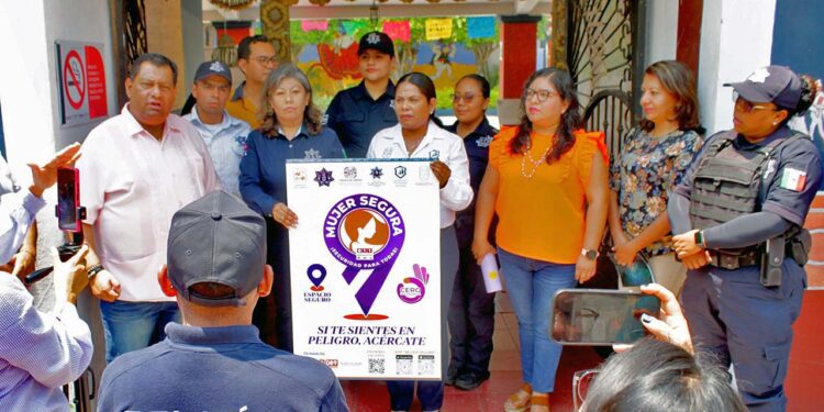 Huajuapan es el municipio en que más espacios de “Punto Mujer Segura” se han instalado.