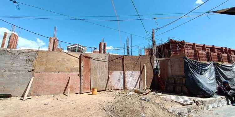 Foto: Lisbeth Mejía Reyes // La obra iniciada en enero de 2023 deberá ser concluida en diciembre de este año.