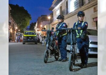 Los oficiales fueron equipados con 20 bicicletas eléctricas y repartidos en varios puntos del municipio.