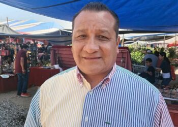 Se tuvo un acercamiento con comerciantes y compradores, con la finalidad de difundir la elección de este 1 de junio.