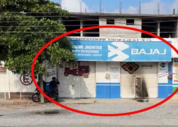 Intentan incendiar tienda de motocicletas en Juchitán; autoridades investigan ataque intencional