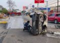 ¡Aparatosa volcadura en la Carretera 190! Hallan un vehículo abandonado en Santa Rosa