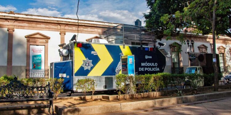 Las autoridades instalaron nuevos módulos móviles de seguridad.