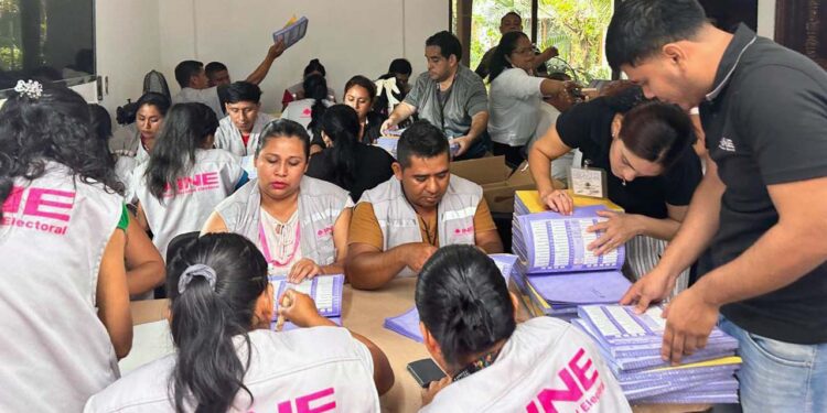 Foto: INE Oaxaca // En la entidad oaxaqueña podrán votar 3 millones 144 mil 582 ciudadanas y ciudadanos.