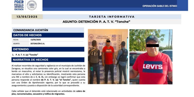 ¡Cazan brazo del Comandante Cromo! Cae ‘El Tonche’ por secuestros y extorsiones en el Istmo