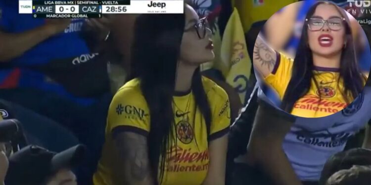 ¿Quién es Leslie Aguirre? La aficionada del América que se robó las cámaras y las redes sociales