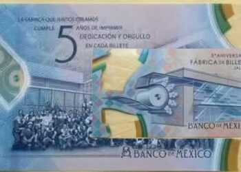 ¿Salió en México un nuevo billete de 5 pesos?