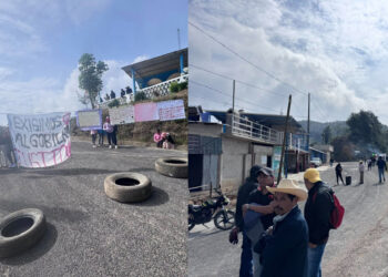 Bloquean en la mazateca; exigen justicia por feminicidio