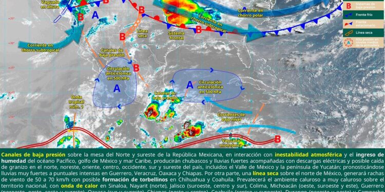 Se prevén lluvias en mayor parte de Oaxaca