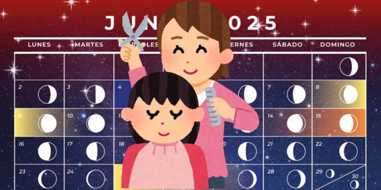 ¿Cuándo es la mejor fecha para cortarte o teñirte el cabello en junio según la Luna?