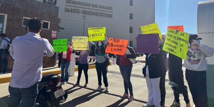 Foto: archivo // Demandaron el pago de días festivos 2024, basificación de eventuales, respeto a su contrato colectivo y cambios de adscripción.