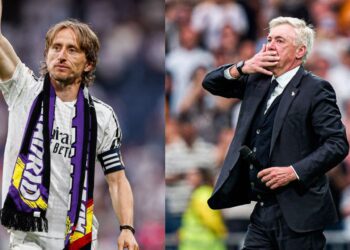 Luka Modric y Carlo Ancelotti dicen adiós entre lágrimas