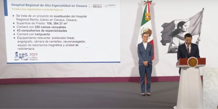 Segundo anuncio del ISSSTE de nuevo Hospital de Alta Especialidad en Oaxaca