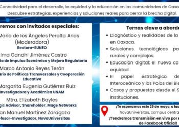 Conversatorio de Suneo sobre Brecha Digital en Oaxaca