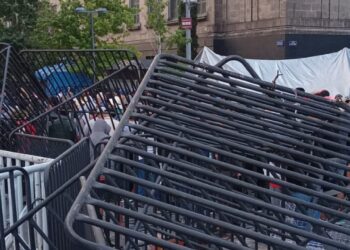 Boicotea CNTE la Mañanera; obliga a Sheimbaun a hacerla virtual