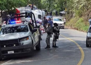 El camión se encontraba obstruyendo un carril de la circulación.