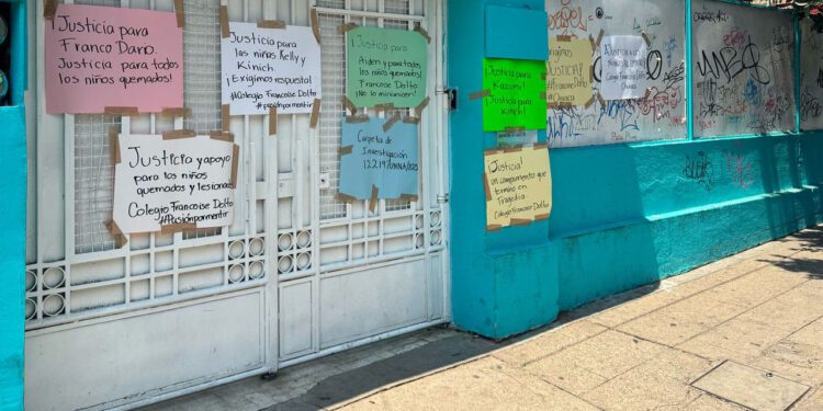 Solicitan apoyo padre de niñas quemadas en el Francoise Dolto