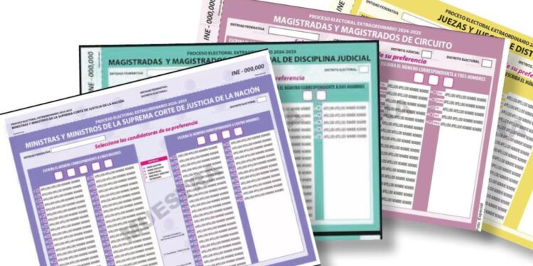 Elecciones Judiciales México 2025: ¿Cuántas boletas recibirás este 1 de junio?