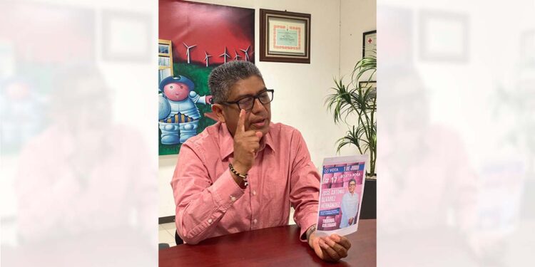 José Antonio Álvarez Hernández aparece en la boleta rosa correspondiente a magistradas y de magistrados.