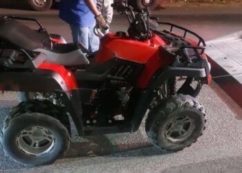 La cuatrimoto marca Itálika, tipo ATV 250, tenía reporte de robo.