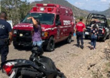 La joven pareja resultó con diferentes lesiones.
