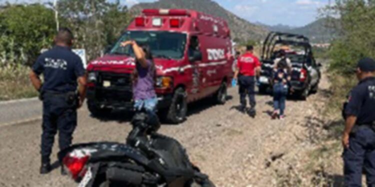 La joven pareja resultó con diferentes lesiones.