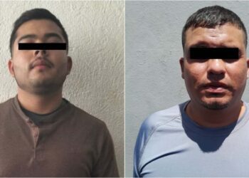 Los detenidos, identificados como Y.P.M., colombiano, y A.A.S., de Santo Domingo Petapa.