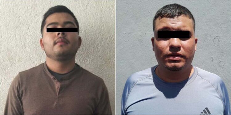 Los detenidos, identificados como Y.P.M., colombiano, y A.A.S., de Santo Domingo Petapa.