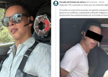 Cae Alex Marín en Jalisco, creador de contenido para adultos, acusado de explotar sexualmente a una meno