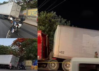 Tráiler se queda a “descansar” 17 horas en el bulevar Vasconcelos