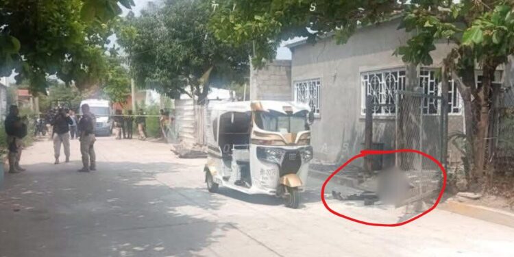 Acribillan a “El Pollo” en plena calle de la colonia Los Pinos: Ataque directo a presunto líder de mototaxis
