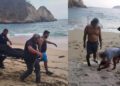 Ignora advertencia por mar de fondo y muere ahogado en playa El Violín, en Huatulco