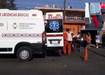 Cruzar la calle casi le cuesta la vida: menor atropellada por motociclista a exceso de velocidad