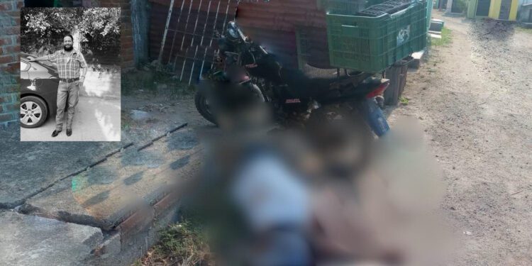 ¡Lo ejecutan frente a su casa en El Espinal! Le dejan mensaje amenazante