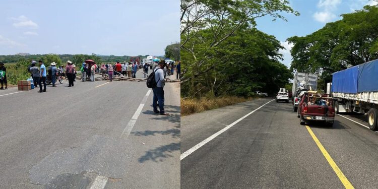 Liberan paso a Veracruz, tras dos días de bloqueo en Mogoñé